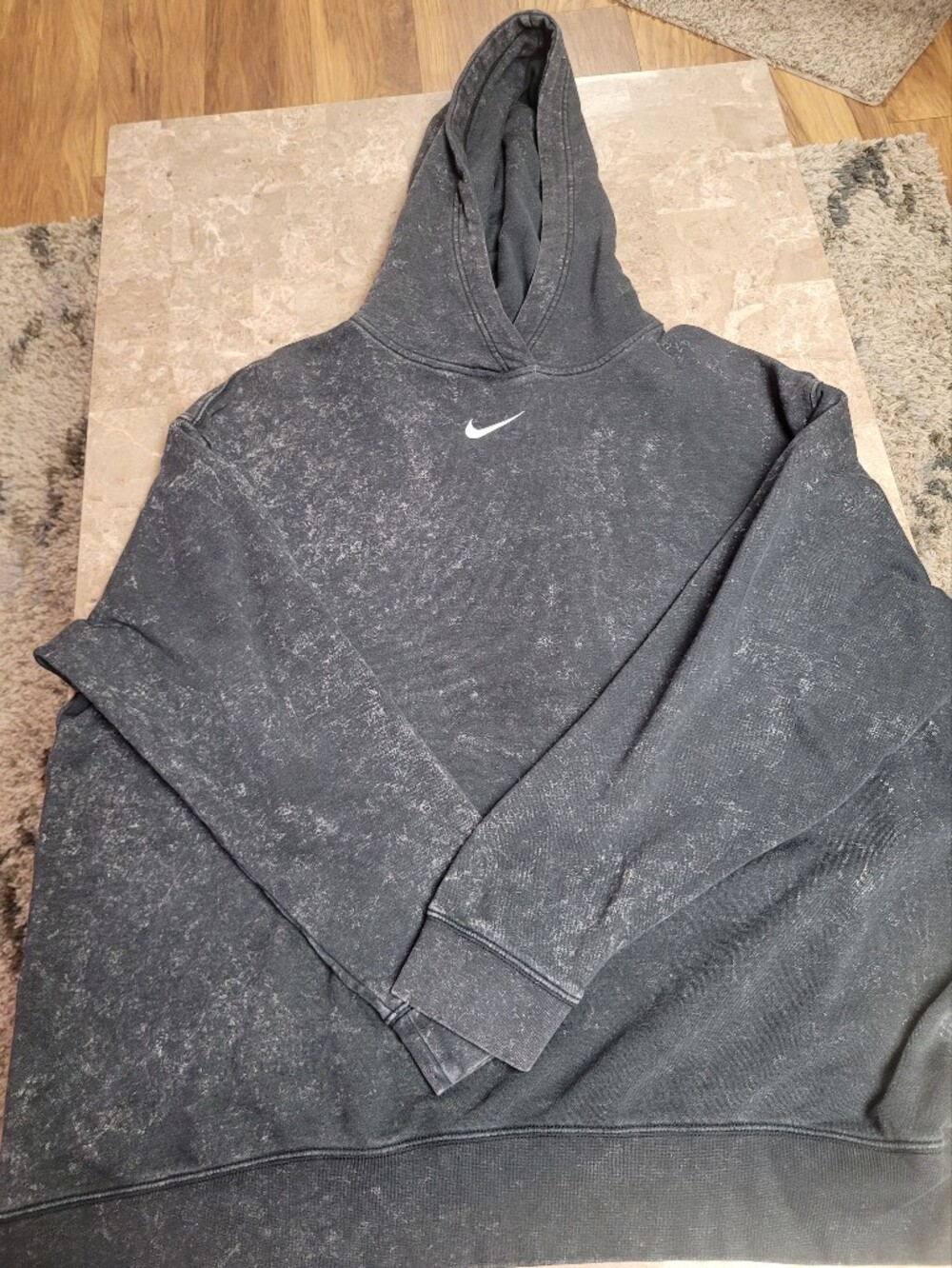 Nike Y2K Vintage Graywash Hoodie